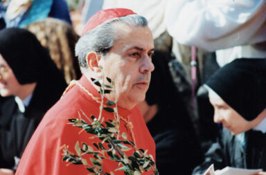 Il cardinale Achille Silvestrini a Villa Nazareth